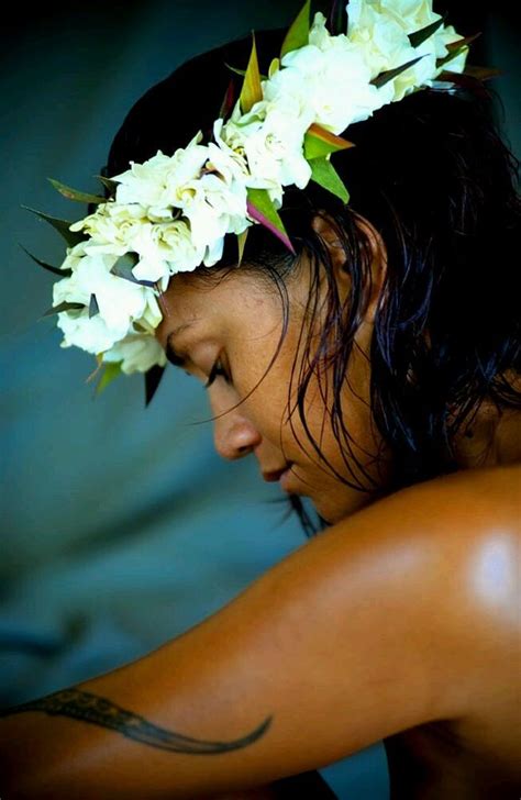 Beauty Polynesian Girls Polynesian Culture Island