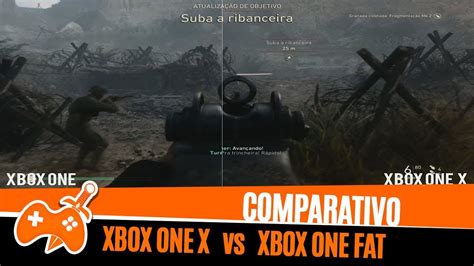 Call Of Duty Ww2 Xbox One X Vs Xbox One Fat Comparativo Gráfico Tv