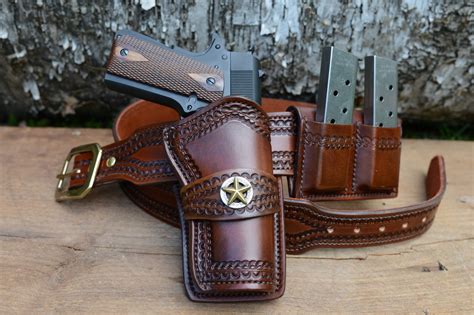 Marstongunleather Wild Bunch Rig1911 Rig Holster 1911 Competition