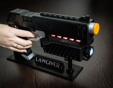 Judge Dredd Lawgiver Cosplay Prop Gun Etsy