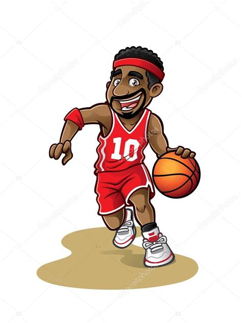 Cartoon Basketball Player Stock Vector Image By ©rivansyamseller 101173704