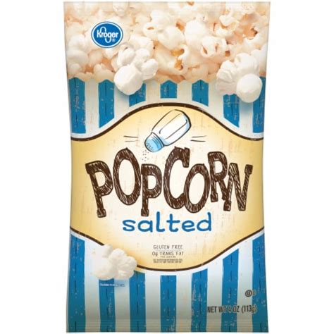 Kroger Salted Popcorn 4 Oz Fred Meyer