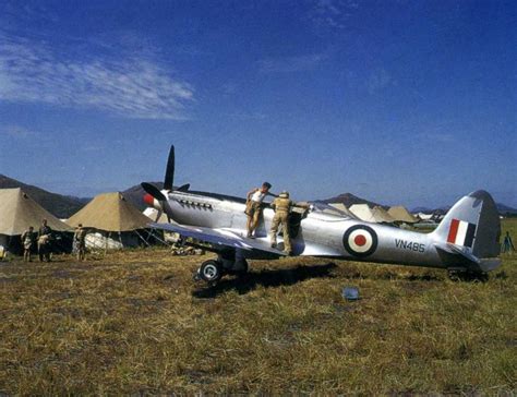 Spitfire Mk Of Royal Hong Kong Auxiliary Air Force Sek Kong