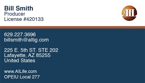 Check spelling or type a new query. AMERICAN INCOME LIFE BUSINESS CARDS - PRINTS DONE RIGHT