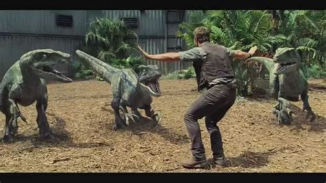 Jurassic World Movie Clip 4 Raptors 2015 Chris Pratt Dinosaur Movie 720p Youtube