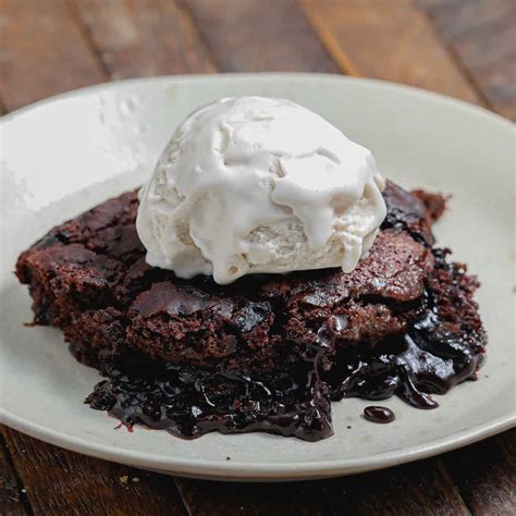 Gluten And Dairy Free Molten Hot Fudge Cake The Salty Cooker
