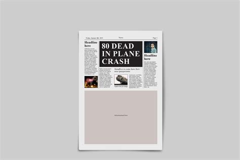 Free editable newspaper templates professionally designed for a multitude of formats. Tabloid Newspaper Template | Creative Magazine Templates ~ Creative Market