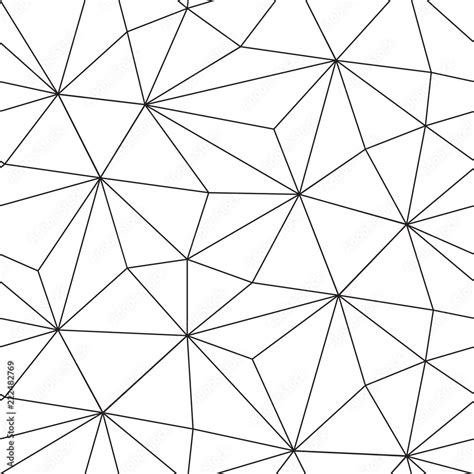 Triangular Black Background With Luxury Geometric Pattern Chaotic