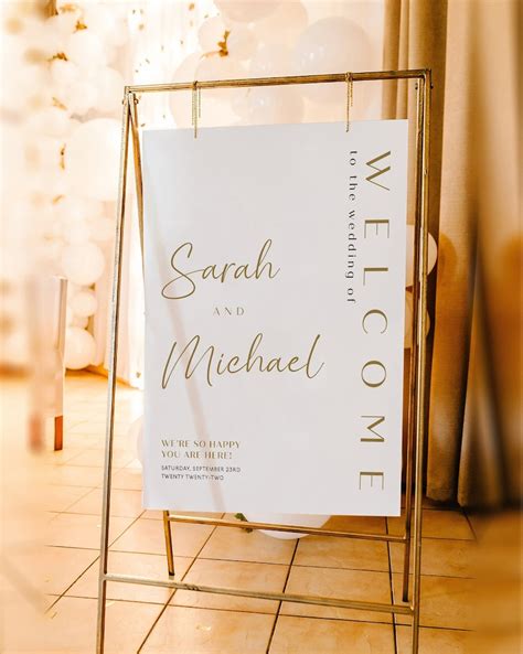 ️ Best 25 Wedding Welcome Sign Ideas For 2024 Hmp