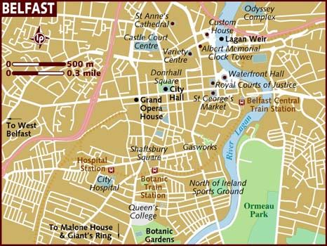 Map Of Belfast 