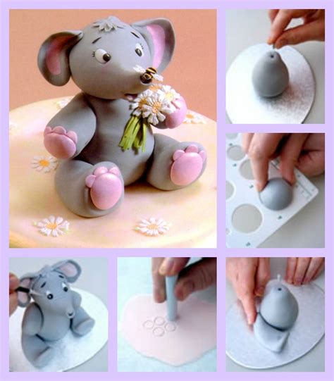 Baby Elephant Fondant Tutorial Created By Patchwork Cutters The Cake