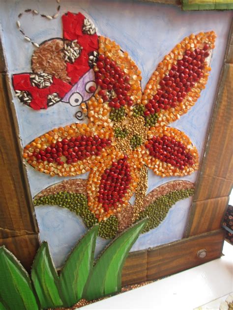 Gambar Mozaik Bunga