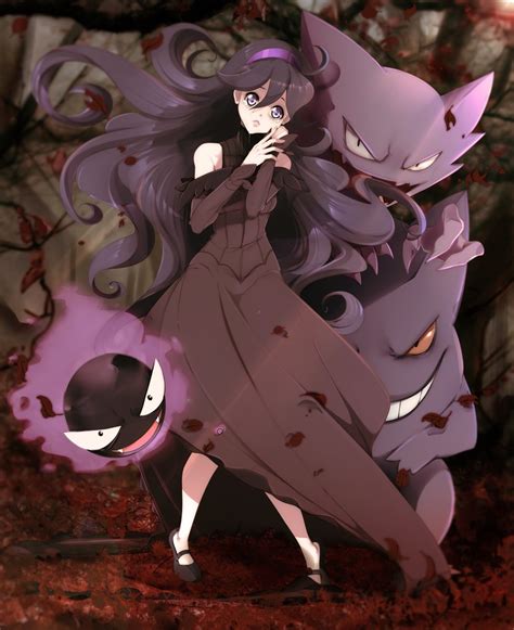 Hex Maniac Gengar Gastly And Haunter Pokemon And 2 More Drawn By