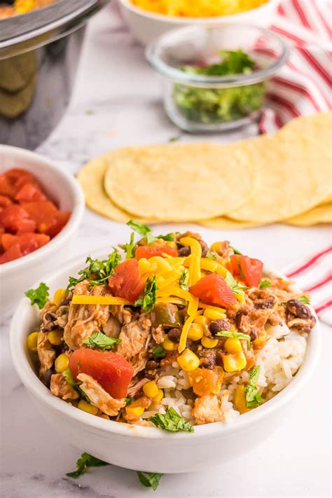 Place shredded chicken back in slow cooker along with corn and beans. Crock pot salsa chicken recipe - Only 4 ingredients