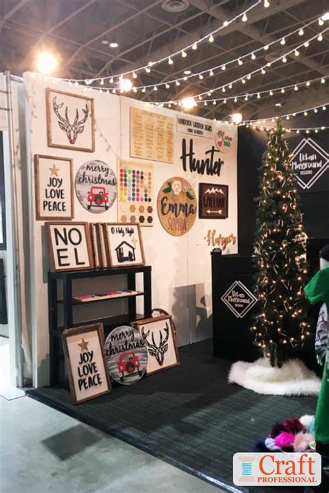 Christmas Craft Fair Booth Display Ideas