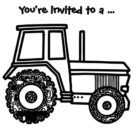 John Johnny Deere Tractor Coloring Page WeColoringPage 13 | Wecoloringpage.com