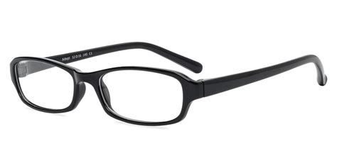 adept rectangle black full rim eyeglasses eyebuydirect