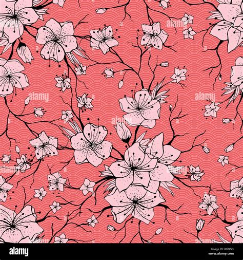 japanese sakura flower design