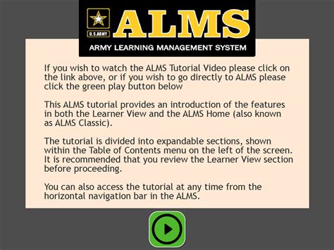 Alms Help Video Tutorial