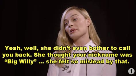 In Case You Missed It Margot Robbie Is Really Great At Playfully Insulting Will Smith