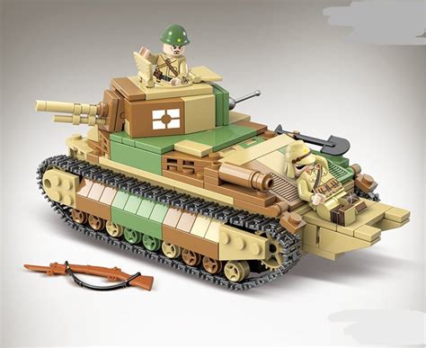 Japan Type 95 Ha Go Tank Minifigures Lego Compatible Ww2 Military Tank