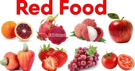 Kênh Thủ Thuật K4kchannel Red Fruits And Vegetables 🍒 Vocabulary