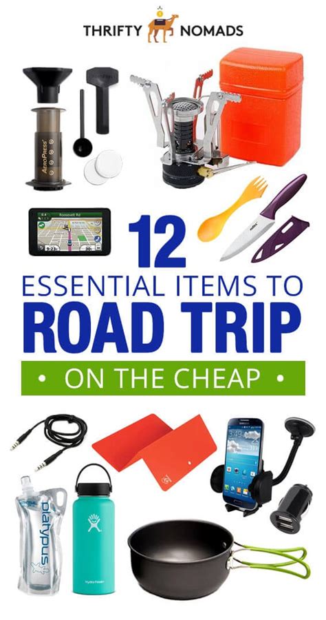 12 Essential Items To Road Trip On The Cheap Thrifty Nomads