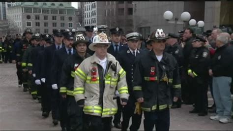 Boston Honors Two Fallen Firefighters Youtube