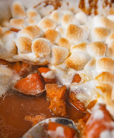 Candied Sweet Potatoes With Marshmallows Dinner Then Dessert