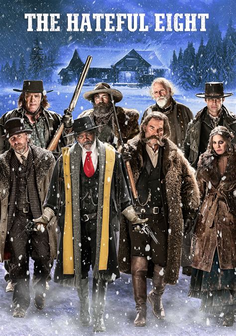 The hateful eight is a 2015 film about a bounty hunter and his prisoner who, in the dead of a wyoming winter, find shelter in a cabin currently inhabited by a collection of nefarious characters. The Hateful Eight | Movie fanart | fanart.tv