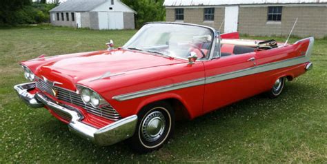 1958 Plymouth Belvedere Convertible Red California Car Christine For