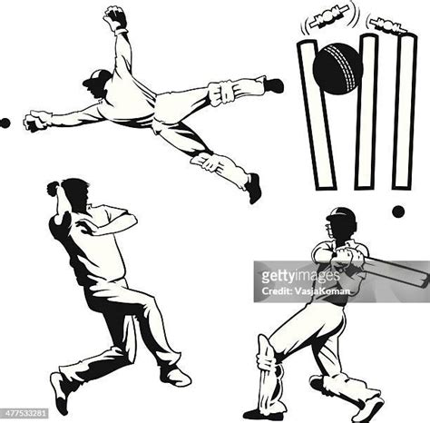 Illustrations Cliparts Dessins Animés Et Icônes De Cricket Getty Images