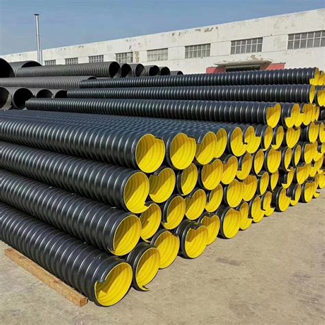 China Hdpe Industrial Drainage Pipe Sn4 Sn16 High Pressure Steel Belt