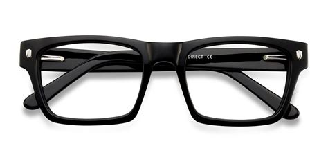 Mike Square Black Frame Glasses For Men Eyebuydirect In 2020 Black Glasses Frames