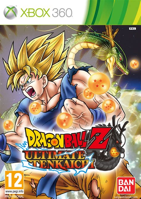 The game features upgraded environmental and character graphics with designs drawn from the original manga series. Dragon Ball Z Ultimate Tenkaichi European Box Art - Just Push Start