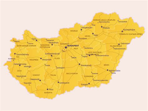 Hungary map by googlemaps engine: Map of Hungary | Map of Europe | Europe Map
