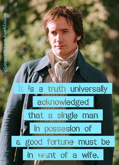 It Is A Truth Universally Acknowledged That A Single Man In Possession