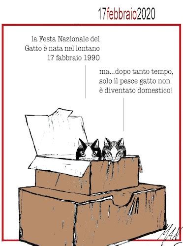 Ma soprattutto alla mia chanel! Festa del Gatto By Enzo Maneglia Man | Nature Cartoon | TOONPOOL