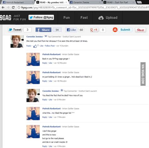 He Really Hate Gingers 9GAG