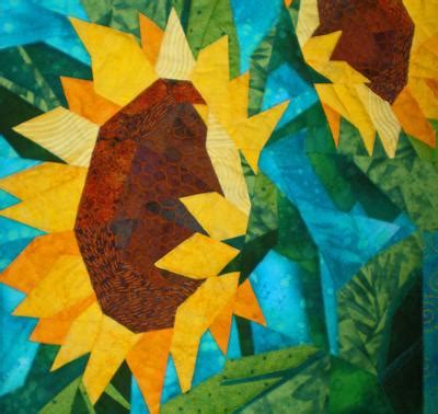 Printable free paper pieced flower patterns. Sunflower Quilt Patterns « Design Patterns