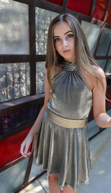 Tween Special Occasion Halter Dress ~ Silver W Gold Belt Cute Girl