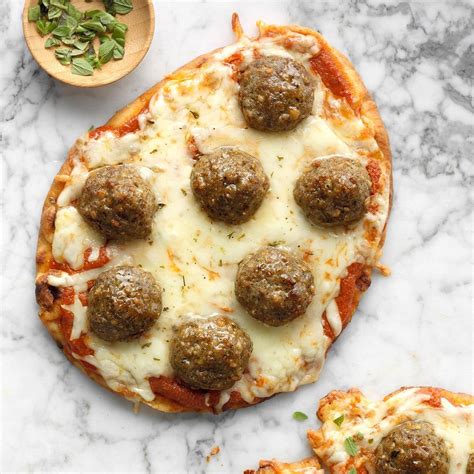Meatball Pizza Recipe How To Make It