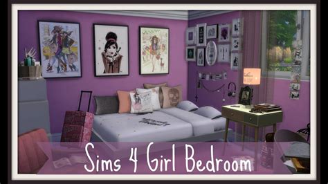 Sims 4 Speed Build Girl Bedroom Youtube