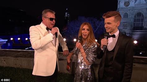 Strictlys Stacey Dooley Becomes A Sugg Sandwich In Funny Gag During Bbcs New Years Eve