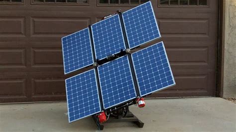 Folding Solar Panel Array Portable Solar System Youtube