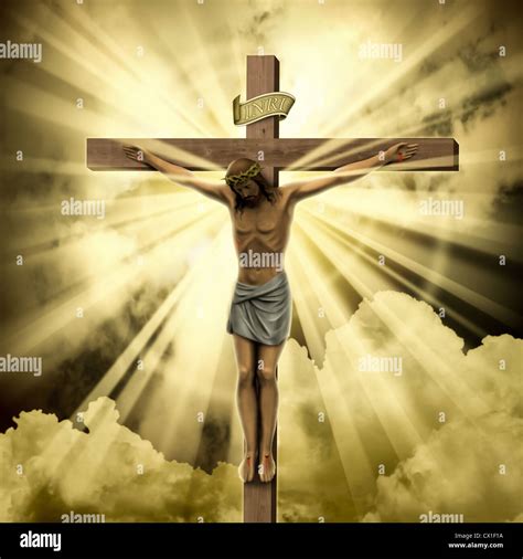 Jesus Christ On Cross Hi Res Stock Photography And Images Alamy