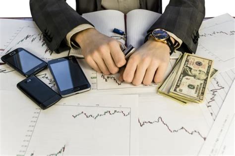 Business Exchange Rates And Forex Charts Earn Money Stock Image