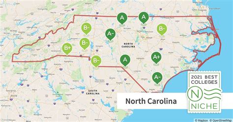 Colleges In South Carolina Map Map