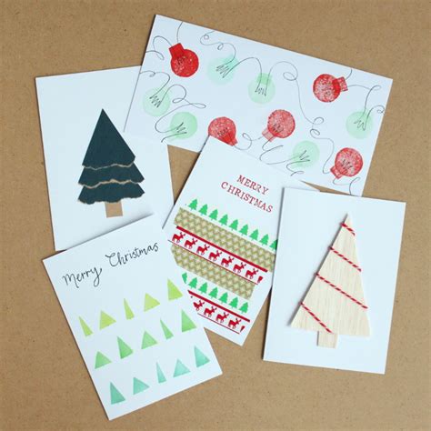 5 Simple Handmade Christmas Cards You Can Make Yourself