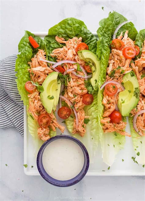 Easy Low Carb Buffalo Chicken Lettuce Wraps Story Telling Co